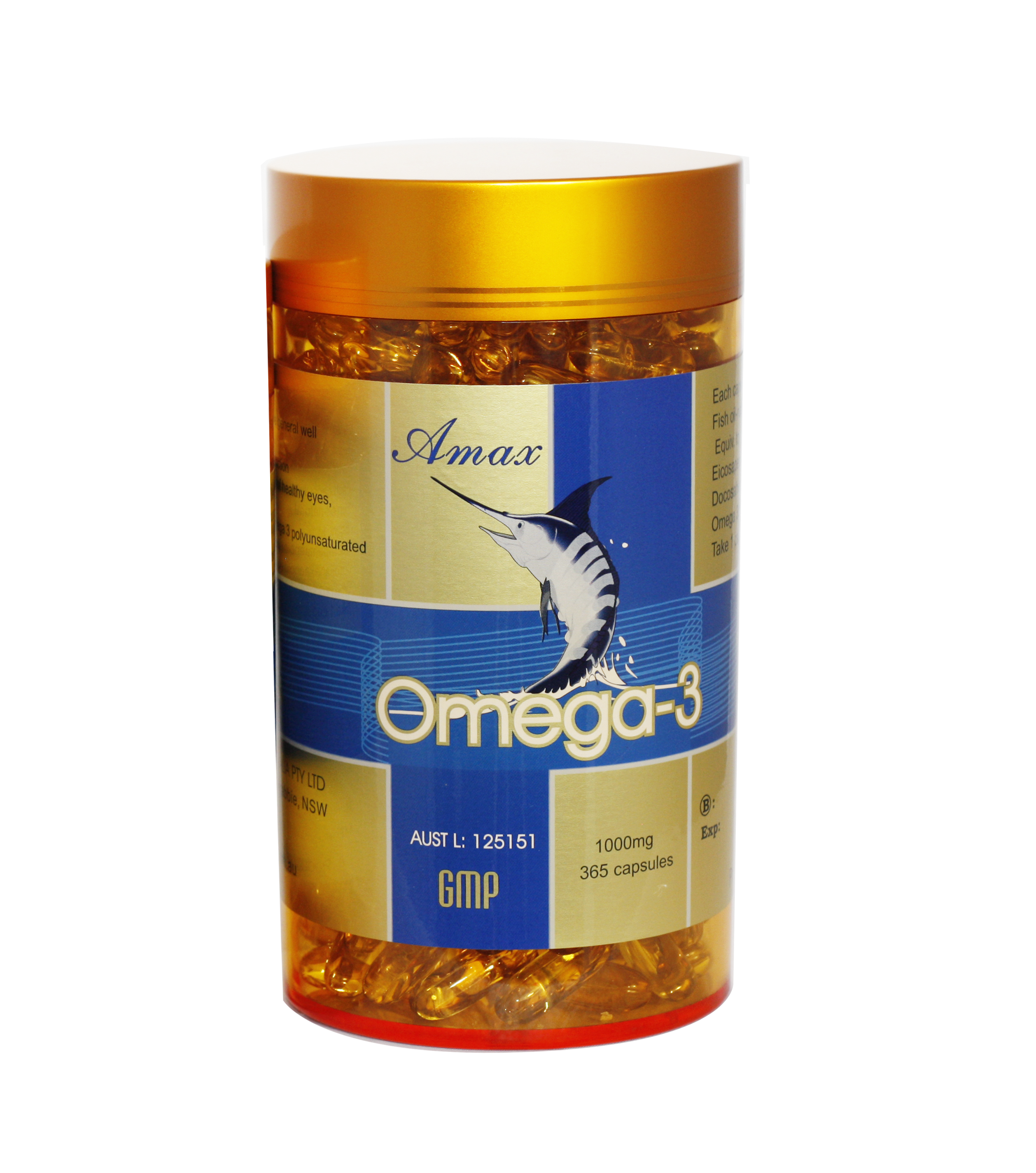 Amax omega 1000mg 365s