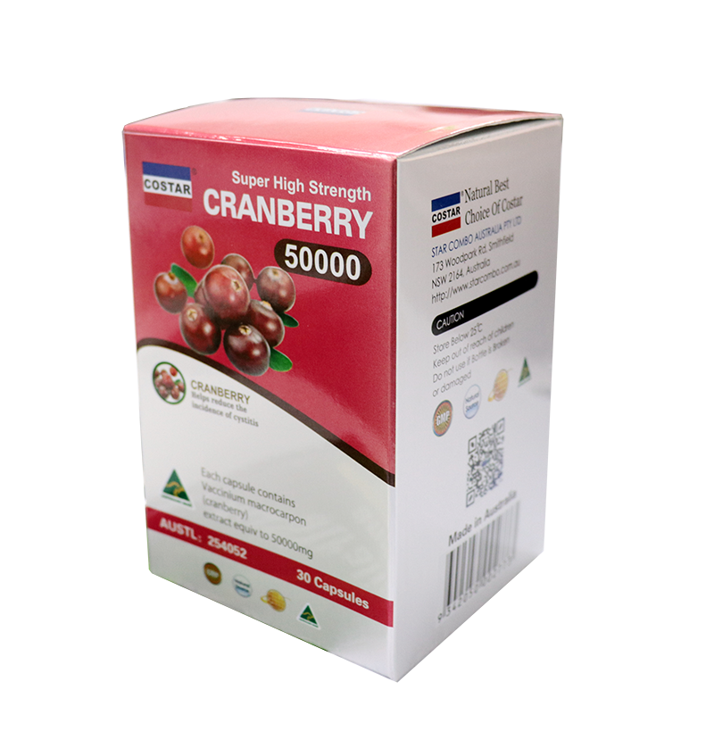 Costar Cranberry 50000mg 30cap