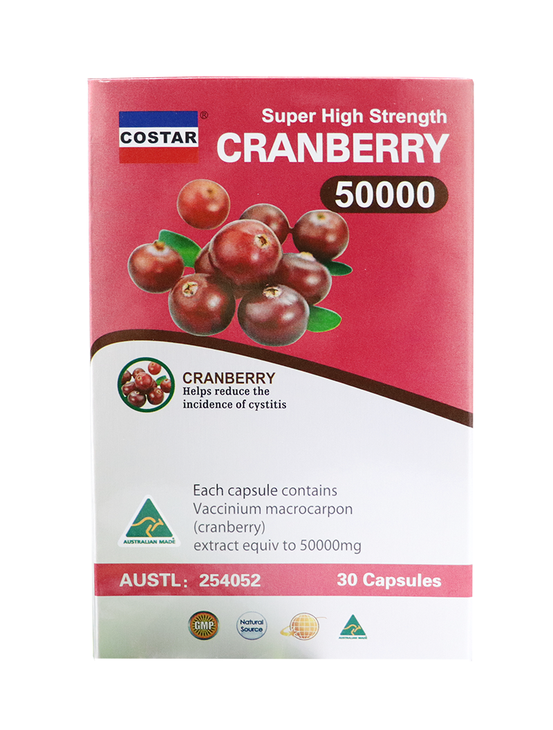 Costar Cranberry 50000mg 30cap